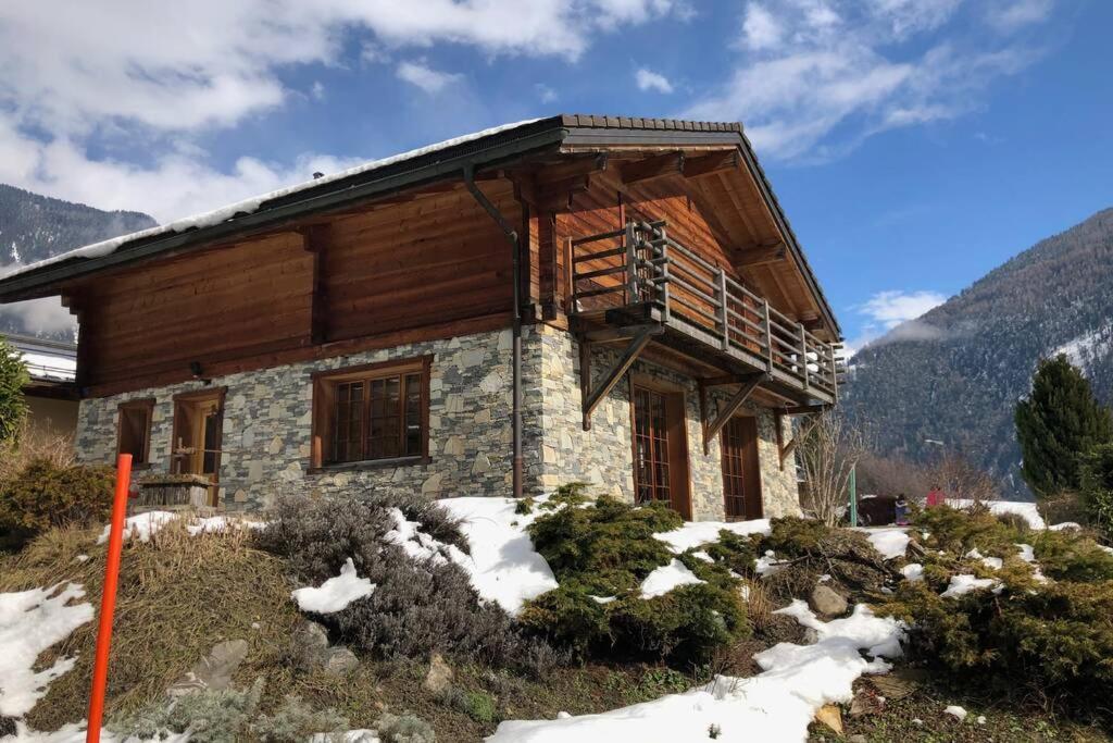 Chalet Edelweiss - Verbier, Mountain Views, Jacuzzi! Volleges Eksteriør billede