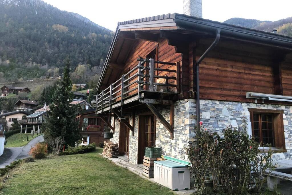 Chalet Edelweiss - Verbier, Mountain Views, Jacuzzi! Volleges Eksteriør billede