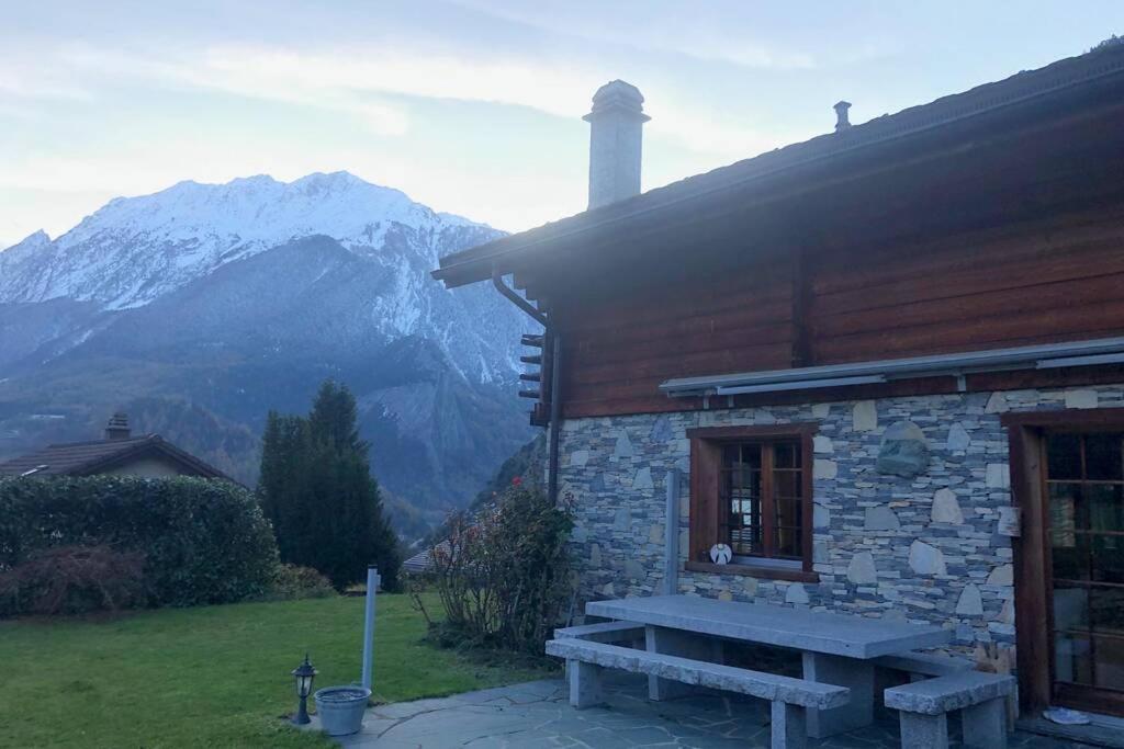 Chalet Edelweiss - Verbier, Mountain Views, Jacuzzi! Volleges Eksteriør billede