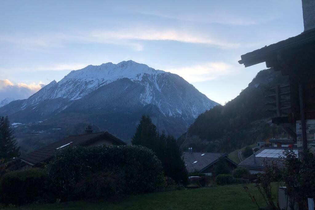 Chalet Edelweiss - Verbier, Mountain Views, Jacuzzi! Volleges Eksteriør billede