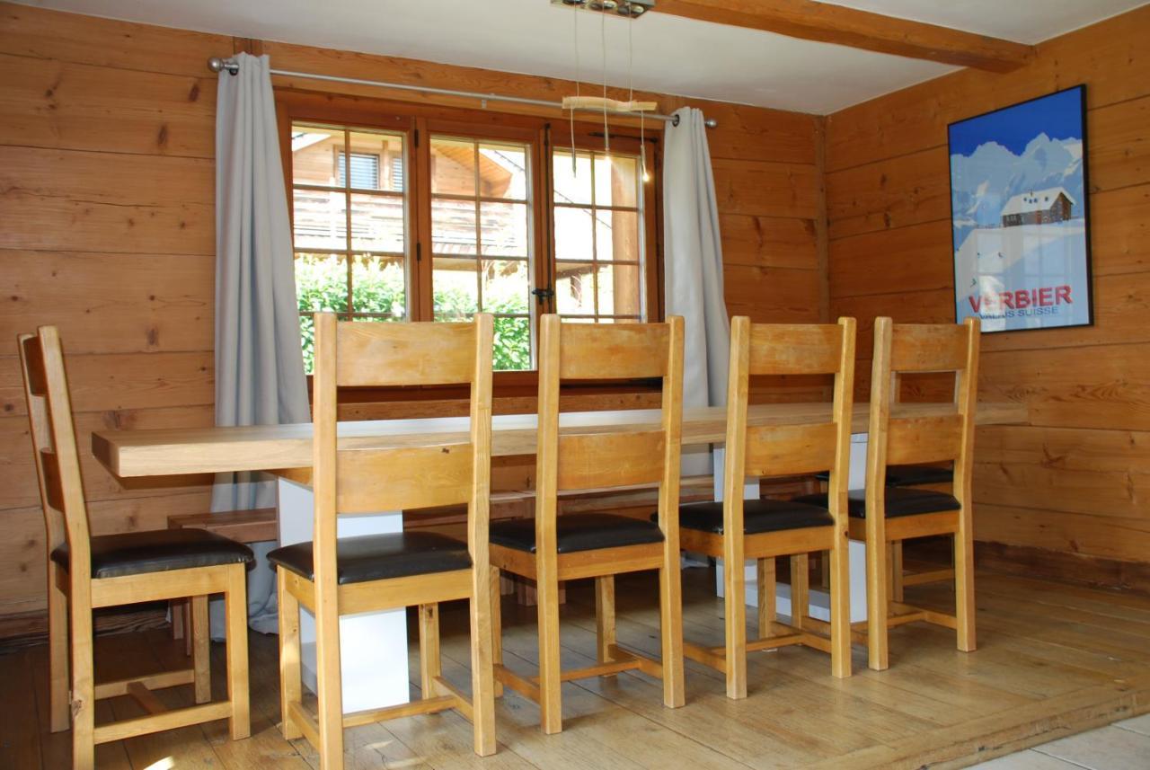 Chalet Edelweiss - Verbier, Mountain Views, Jacuzzi! Volleges Eksteriør billede
