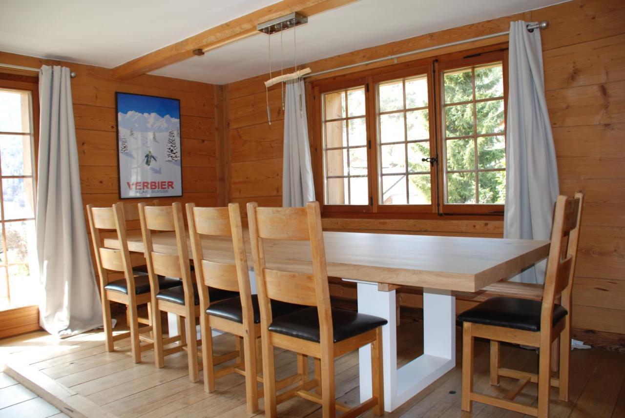 Chalet Edelweiss - Verbier, Mountain Views, Jacuzzi! Volleges Eksteriør billede